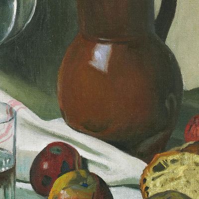 Apples Jug Glass Of Water And Tin Pan Félix Vallotton fvl3 canvas print