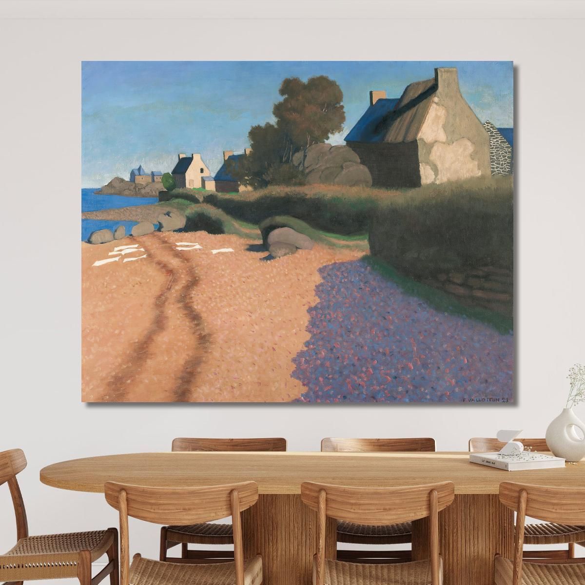 Landscape At Loguivy Félix Vallotton fvl26 canvas print 
