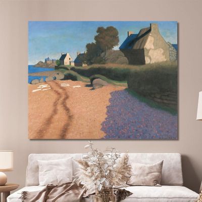 Landscape At Loguivy Félix Vallotton fvl26 canvas print 