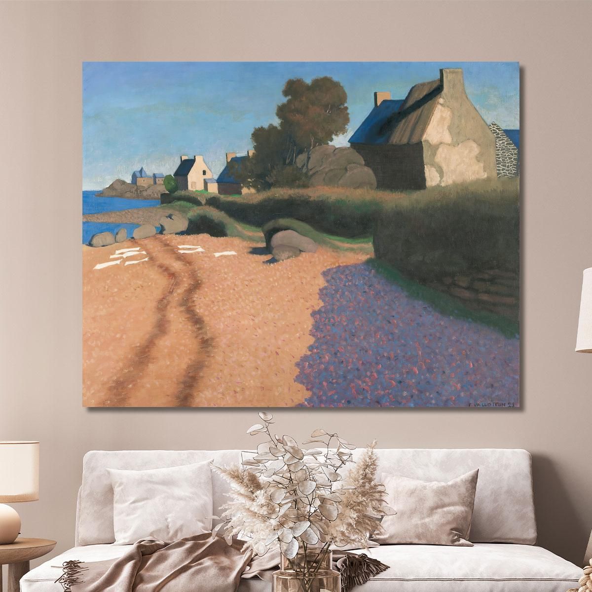 Landscape At Loguivy Félix Vallotton fvl26 canvas print 