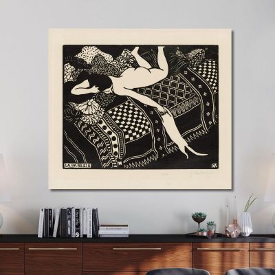 Laziness Félix Vallotton fvl29 canvas print 