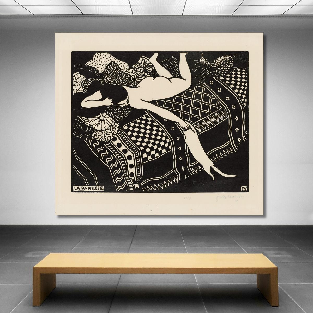 Laziness Félix Vallotton fvl29 canvas print 