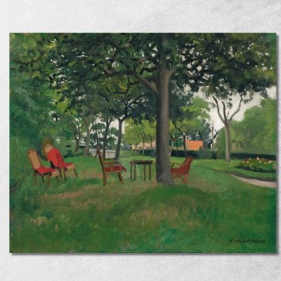 Varengeville Armchairs Félix Vallotton fvl32 canvas print 