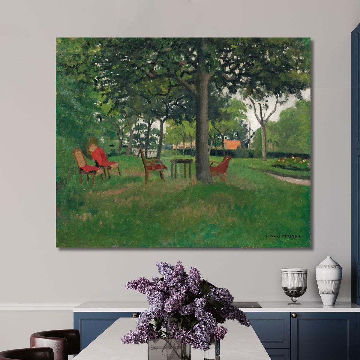 Varengeville Armchairs Félix Vallotton fvl32 canvas print 