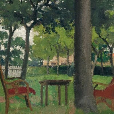 Varengeville Armchairs Félix Vallotton fvl32 canvas print