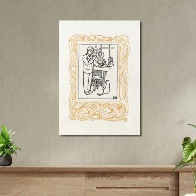 Watchmaking Félix Vallotton fvl36 canvas print 