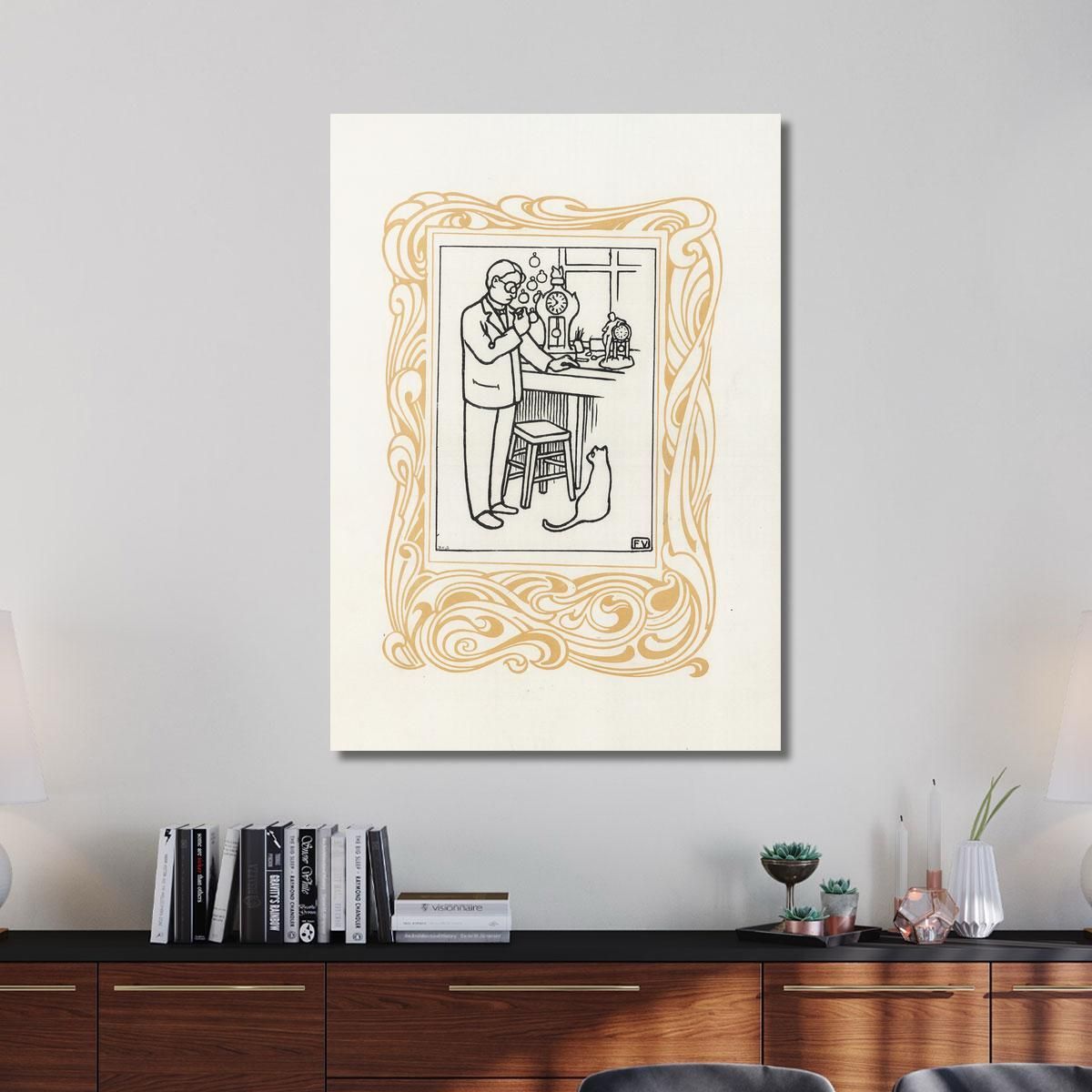 Watchmaking Félix Vallotton fvl36 canvas print 