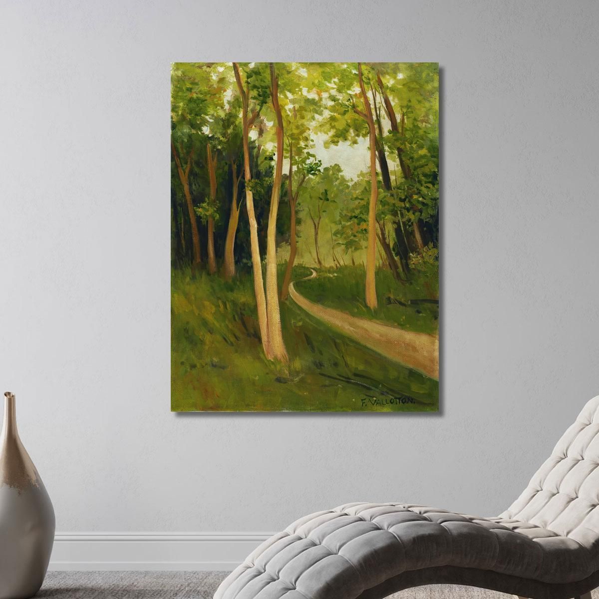Track In The Bois De Boulogne Félix Vallotton fvl69 canvas print 