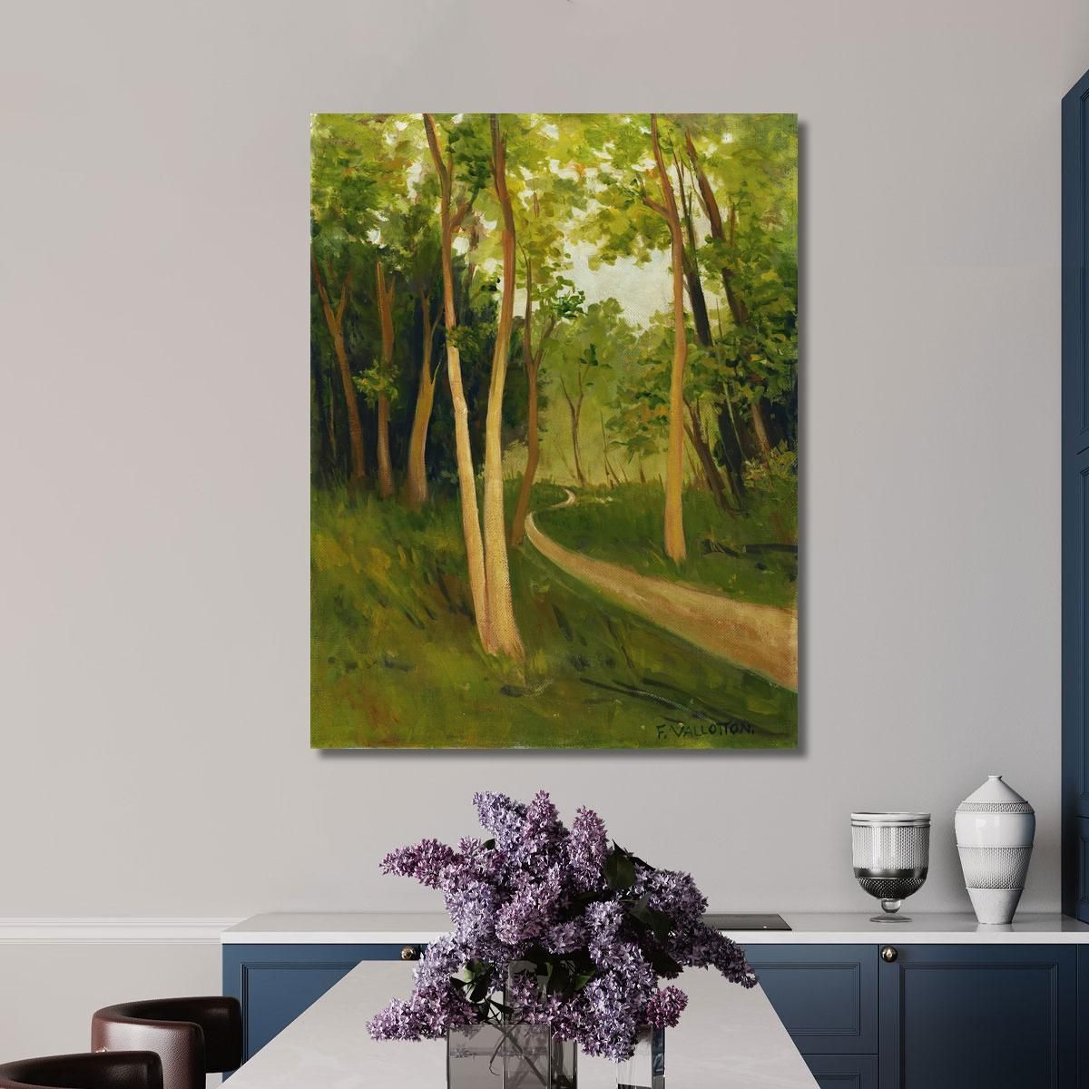 Track In The Bois De Boulogne Félix Vallotton fvl69 canvas print 