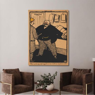 Crimes And Punishments You Give Me Your Money Félix Vallotton fvl81 canvas print 