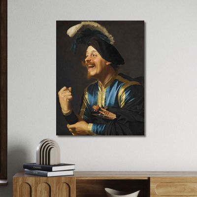 A Laughing Violinist Gerard van Honthorst gvh2 canvas print 