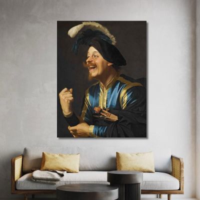 A Laughing Violinist Gerard van Honthorst gvh2 canvas print 