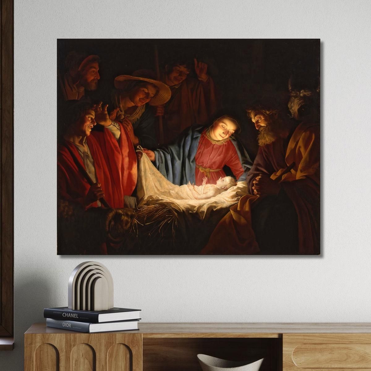 Adoration Of The Shepherds Gerard van Honthorst gvh8 canvas print 