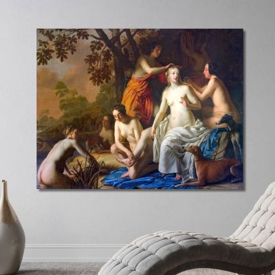 Diana With Her Nymphs Gerard van Honthorst gvh16 canvas print 