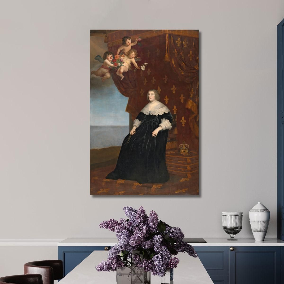 Maria De Medici Gerard van Honthorst gvh25 canvas print 