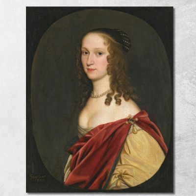 Portrait Of A Lady Gerard van Honthorst gvh29 canvas print 