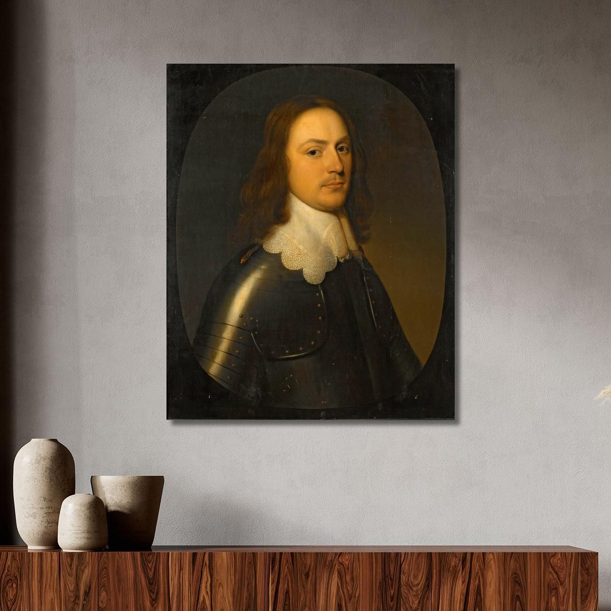 Portrait Of An Officer Gerard van Honthorst gvh33 canvas print 