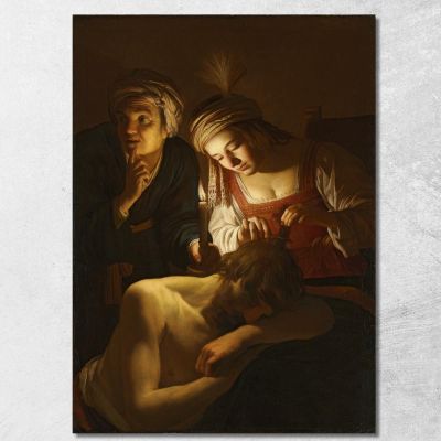 Samson And Delilah Gerard van Honthorst gvh40 canvas print 