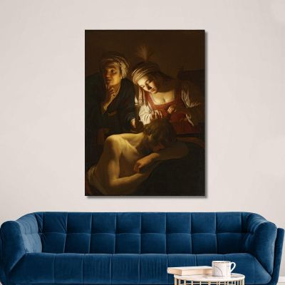 Samson And Delilah Gerard van Honthorst gvh40 canvas print 