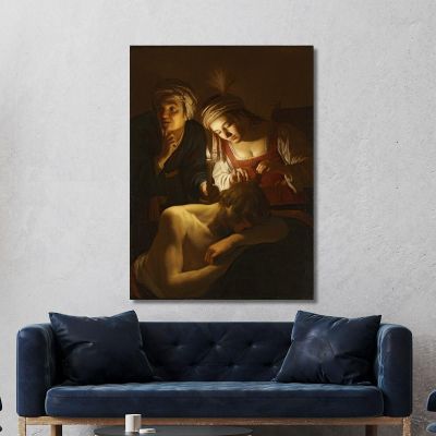 Samson And Delilah Gerard van Honthorst gvh40 canvas print 