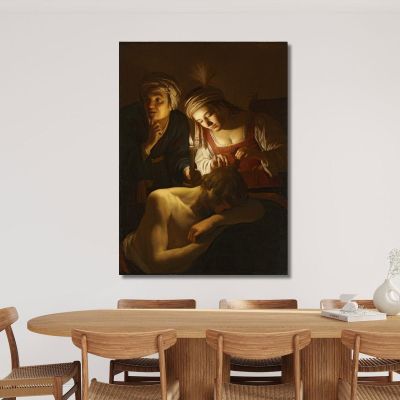 Samson And Delilah Gerard van Honthorst gvh40 canvas print 