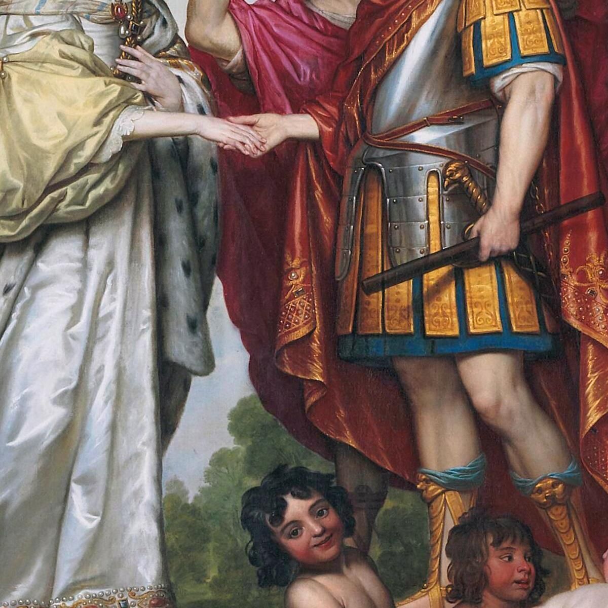 The Marriage Of Frederik Hendrik And Amalia Van Solms Gerard van Honthorst gvh51 canvas print