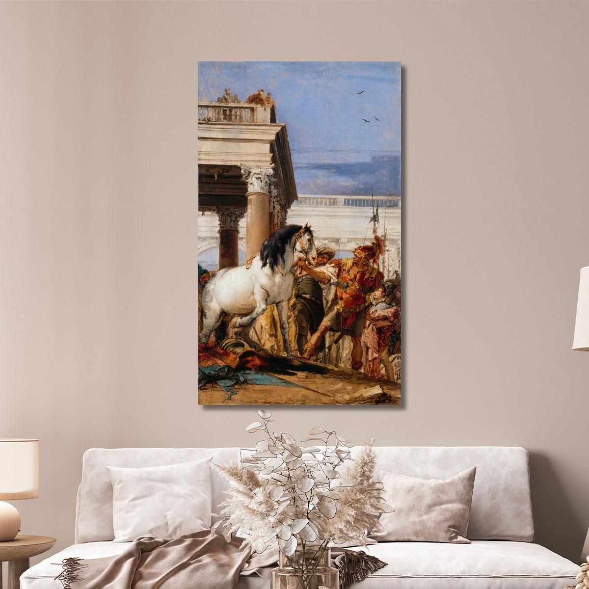 Alexander And Bucephalus Giovanni Battista Tiepolo gbt2 canvas print 