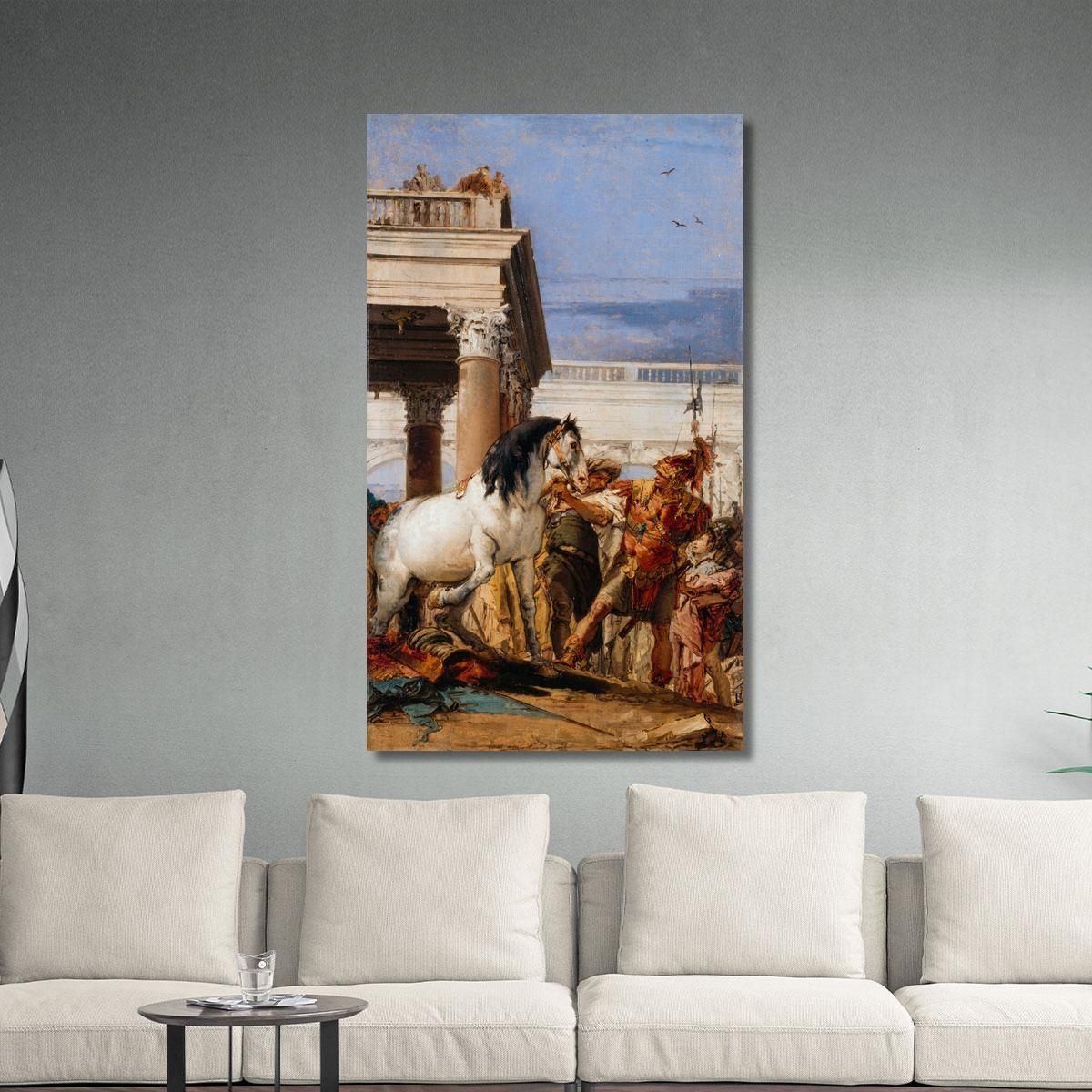 Alexander And Bucephalus Giovanni Battista Tiepolo gbt2 canvas print 