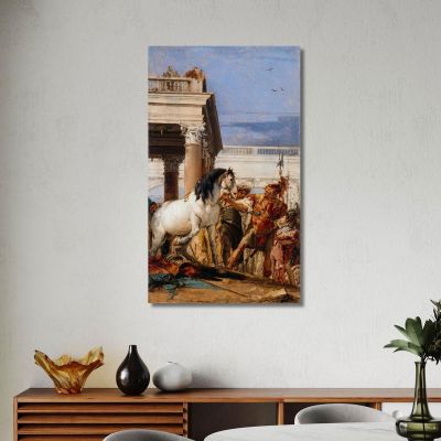 Alexander And Bucephalus Giovanni Battista Tiepolo gbt2 canvas print 