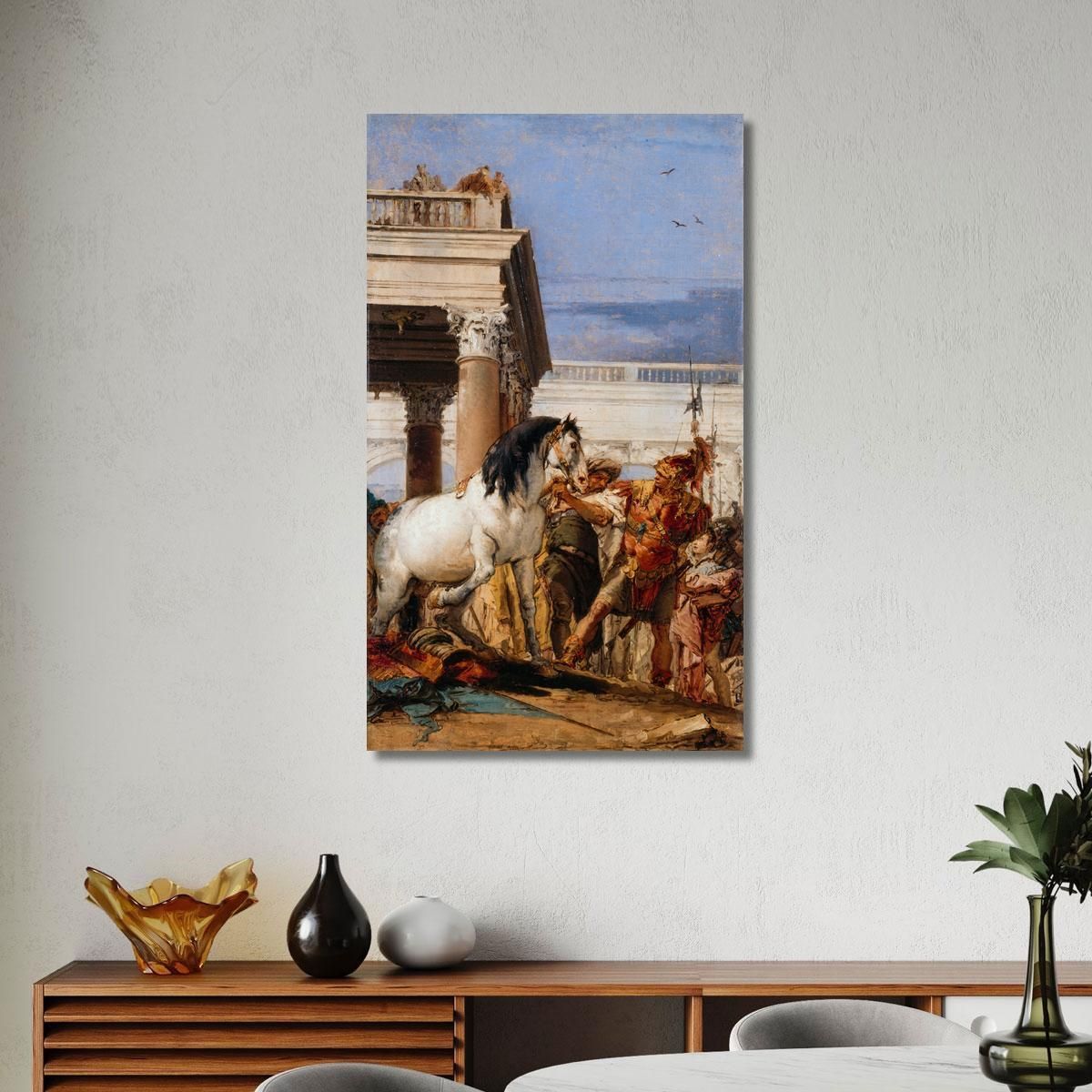 Alexander And Bucephalus Giovanni Battista Tiepolo gbt2 canvas print 