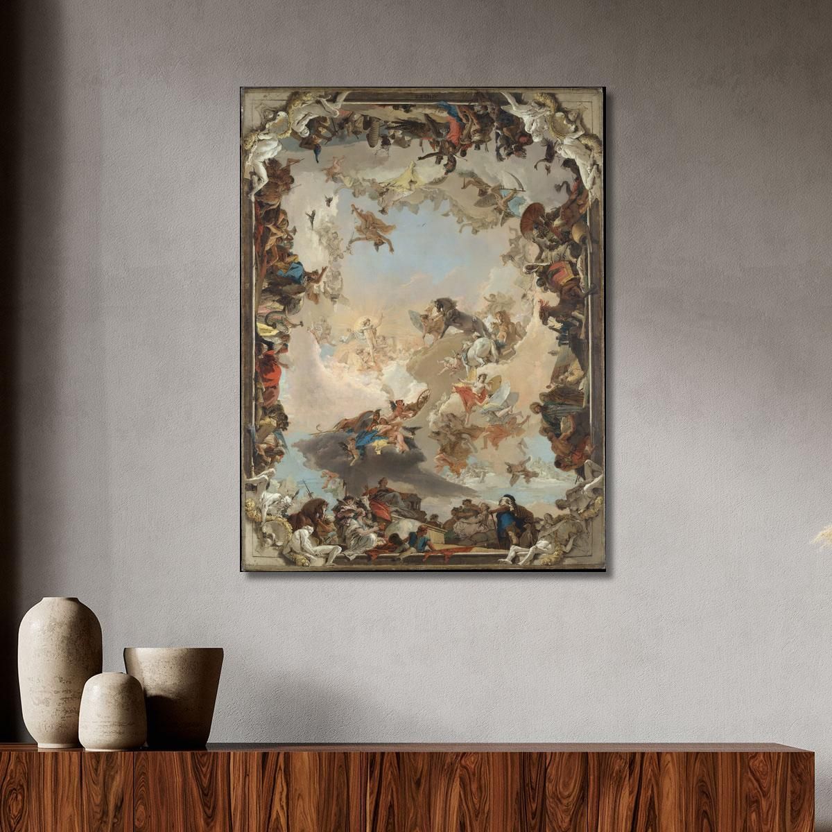 Allegory Of The Planets And Continents Giovanni Battista Tiepolo gbt8 canvas print 