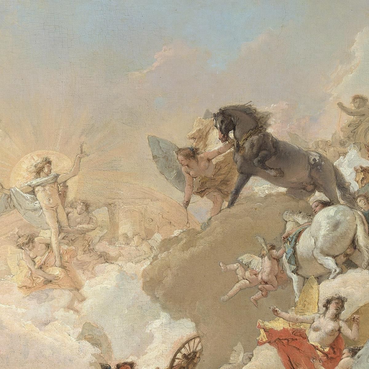 Allegory Of The Planets And Continents Giovanni Battista Tiepolo gbt8 canvas print