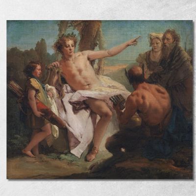 Apollo And Marsyas Giovanni Battista Tiepolo gbt10 canvas print 