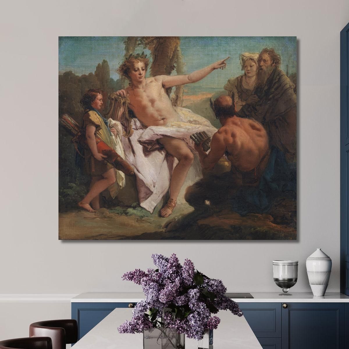 Apollo And Marsyas Giovanni Battista Tiepolo gbt10 canvas print 