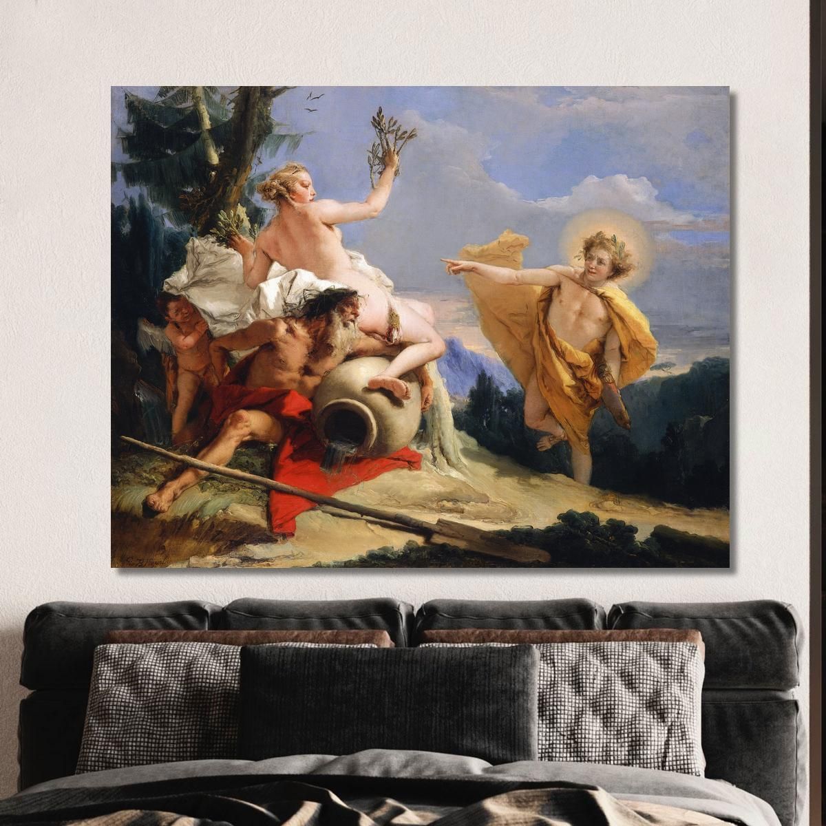Apollo Pursuing Daphne Giovanni Battista Tiepolo gbt11 canvas print 