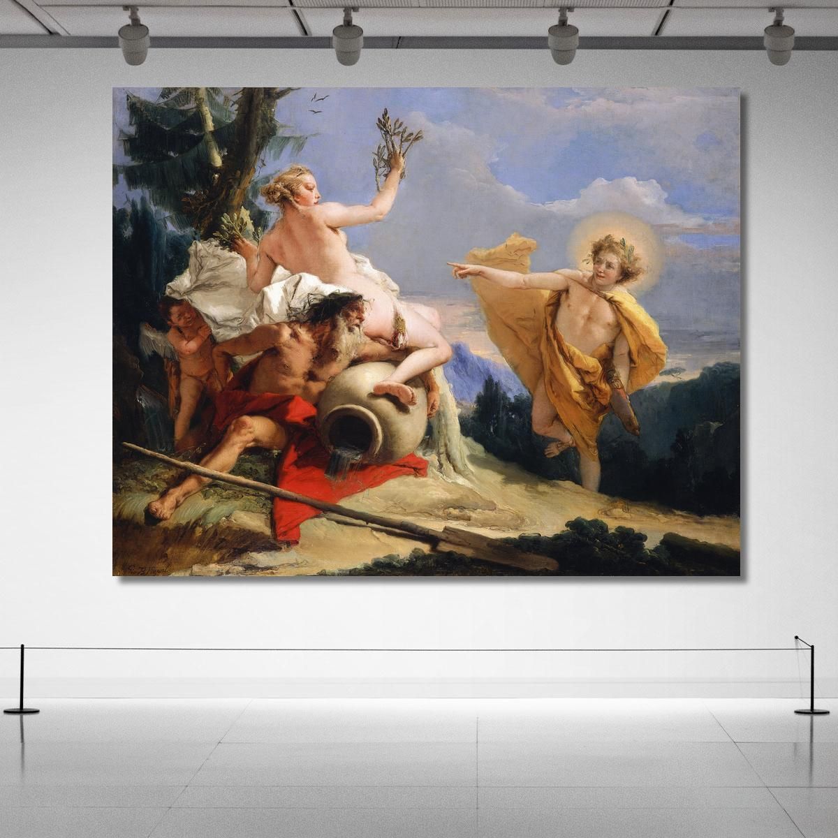 Apollo Pursuing Daphne Giovanni Battista Tiepolo gbt11 canvas print 