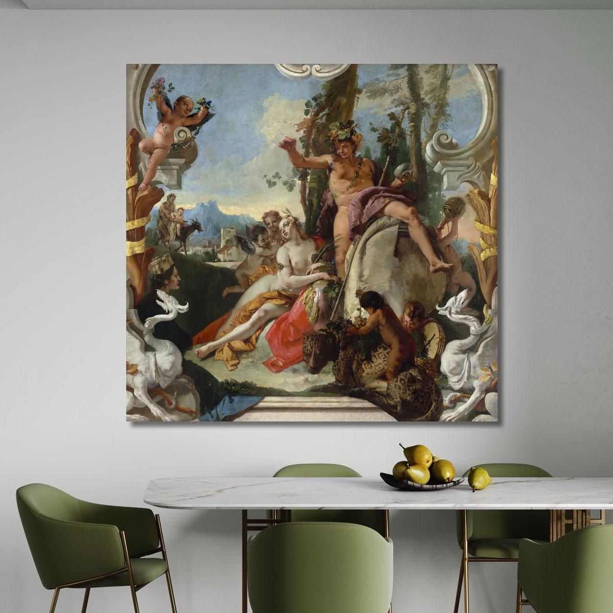 Bacchus And Ariadne Giovanni Battista Tiepolo gbt15 canvas print 