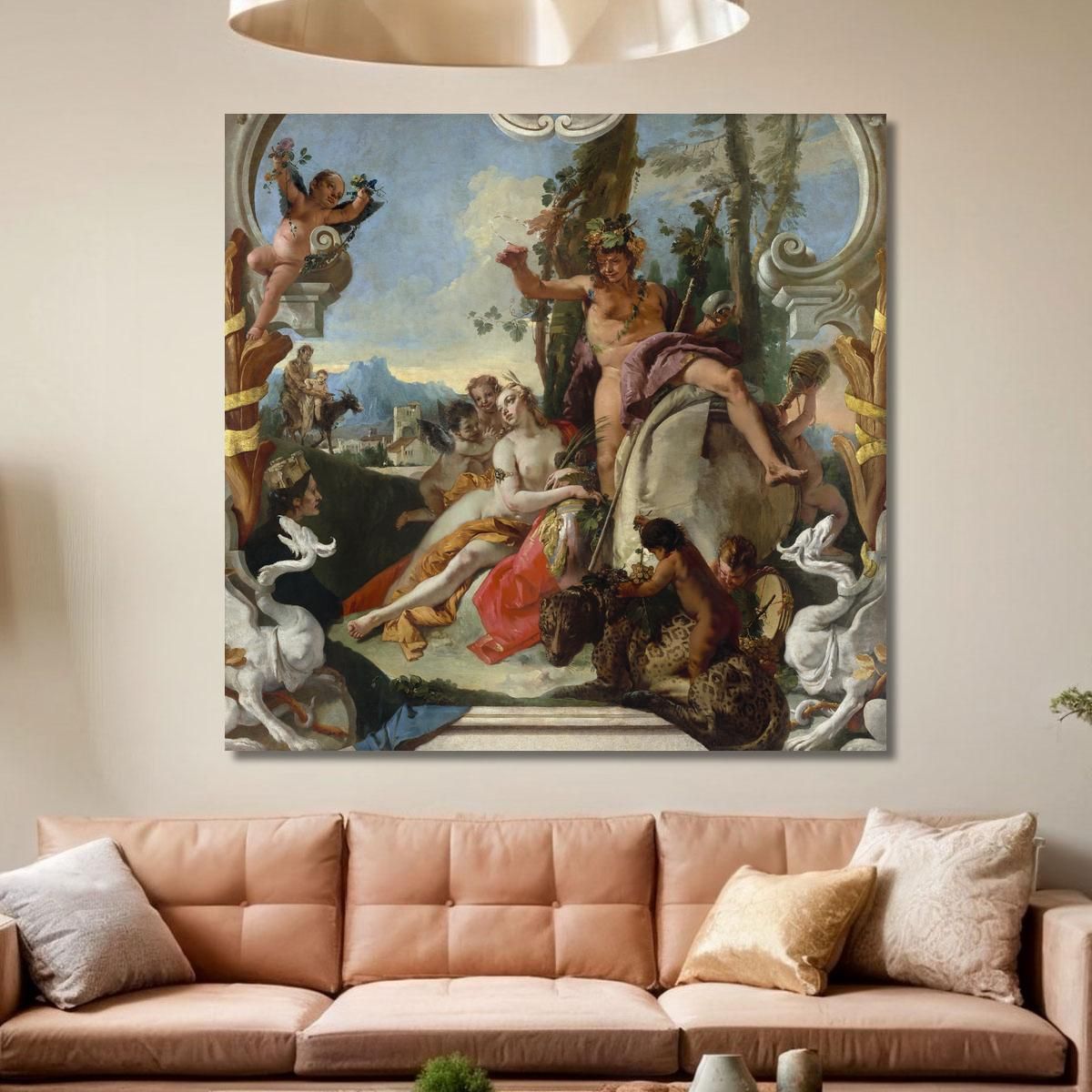 Bacchus And Ariadne Giovanni Battista Tiepolo gbt15 canvas print 