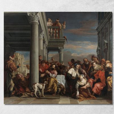 Christ In The House Of Simon The Pharisee Giovanni Battista Tiepolo gbt17 canvas print 
