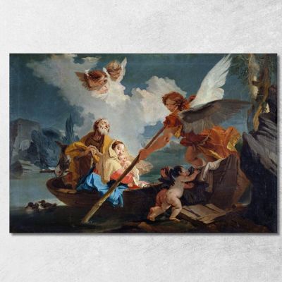 Flight Into Egypt Giovanni Battista Tiepolo gbt19 canvas print 