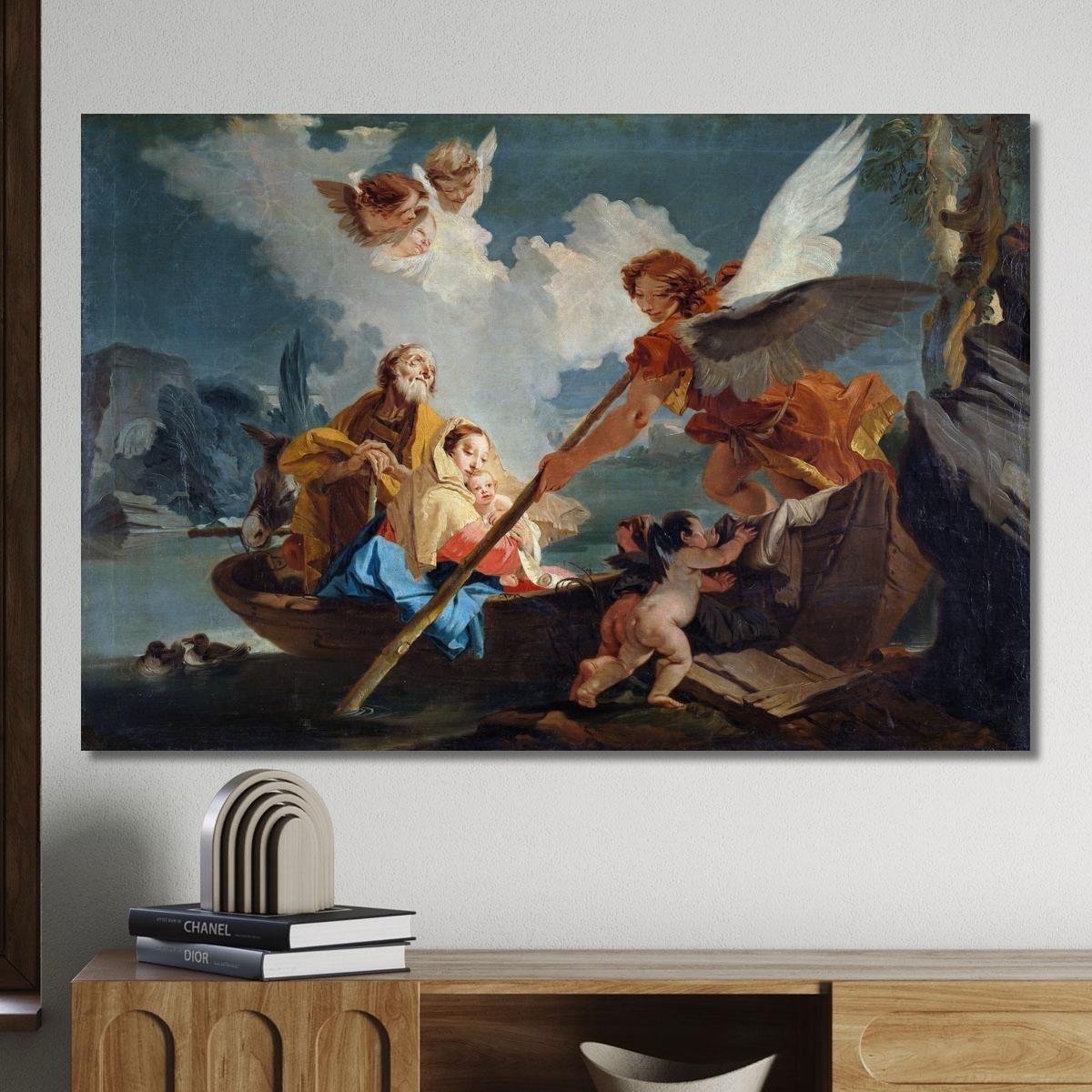 Flight Into Egypt Giovanni Battista Tiepolo gbt19 canvas print 