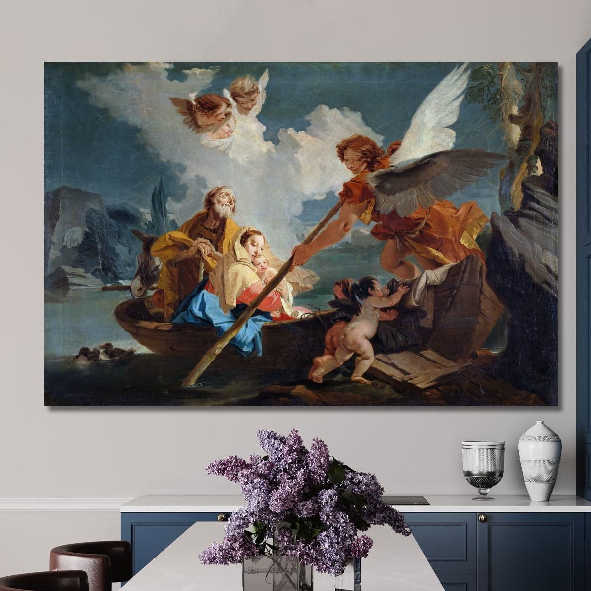 Flight Into Egypt Giovanni Battista Tiepolo gbt19 canvas print 