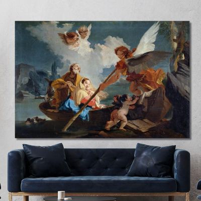 Flight Into Egypt Giovanni Battista Tiepolo gbt19 canvas print 