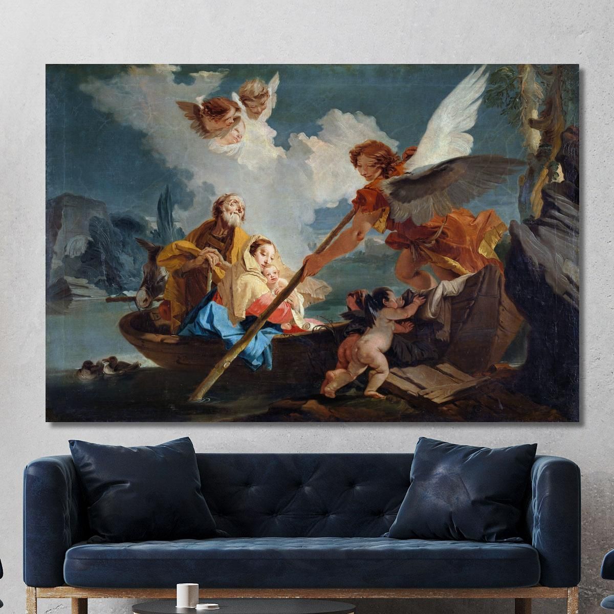 Flight Into Egypt Giovanni Battista Tiepolo gbt19 canvas print 