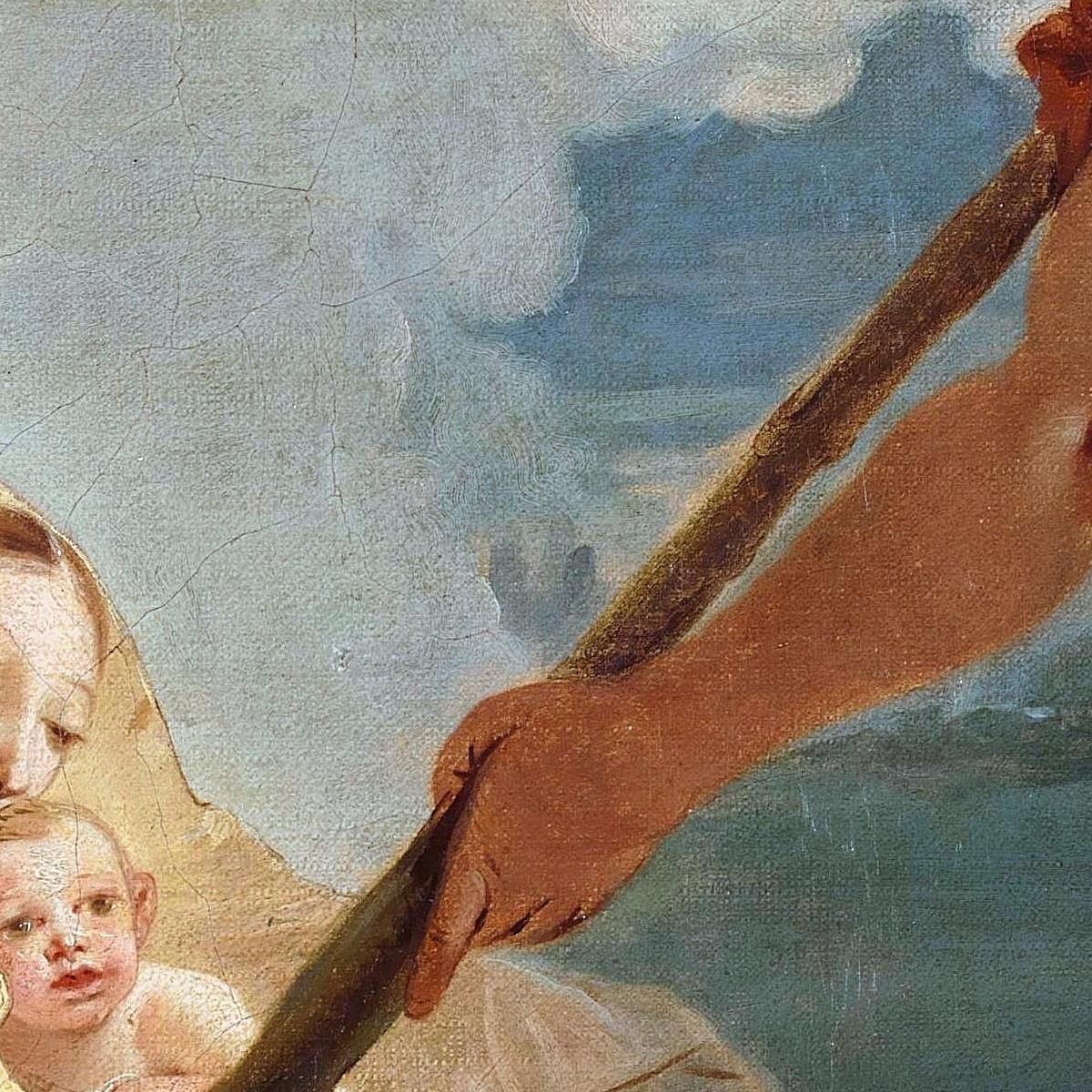 Flight Into Egypt Giovanni Battista Tiepolo gbt19 canvas print