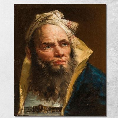 Head Of A Philosopher Giovanni Battista Tiepolo gbt20 canvas print 