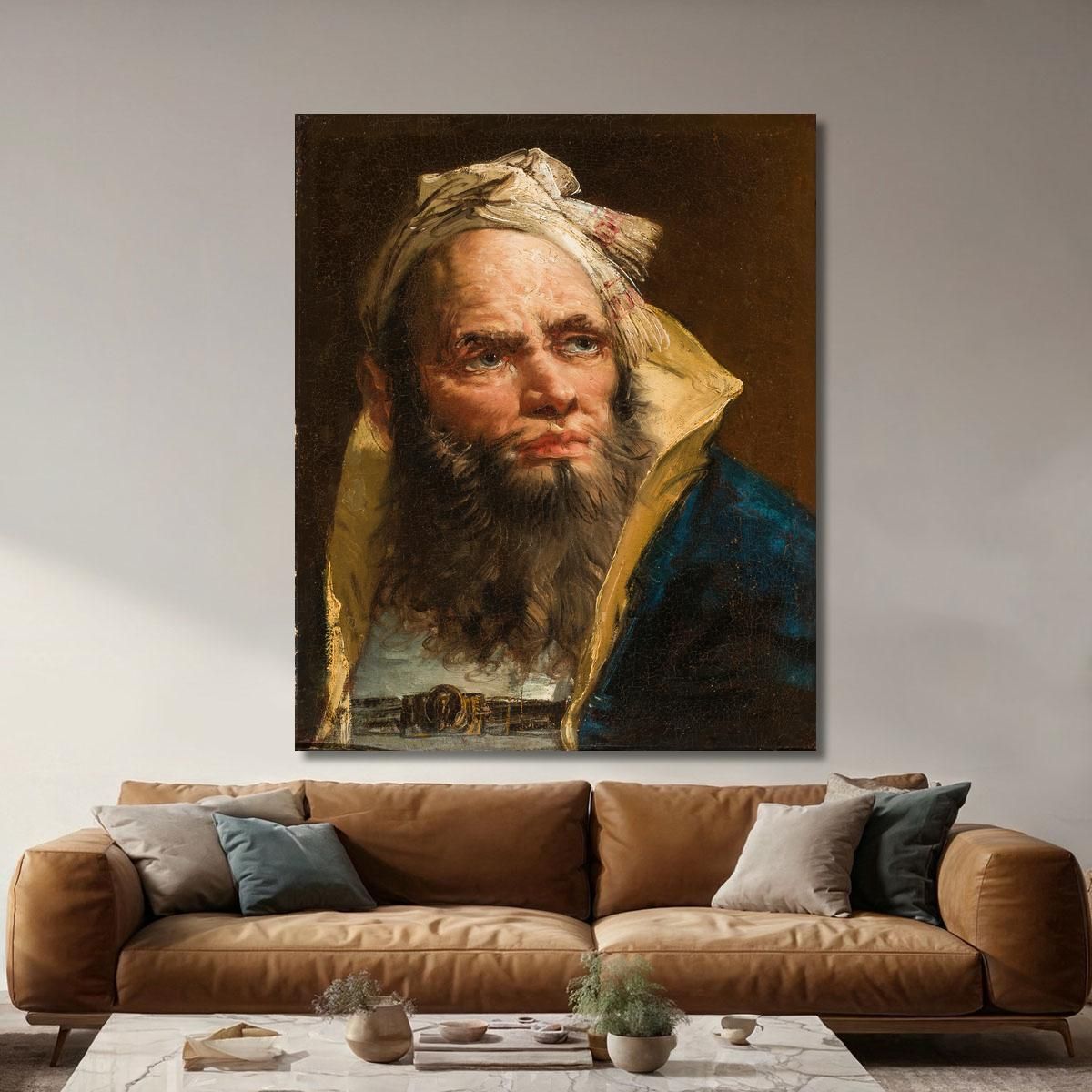 Head Of A Philosopher Giovanni Battista Tiepolo gbt20 canvas print 