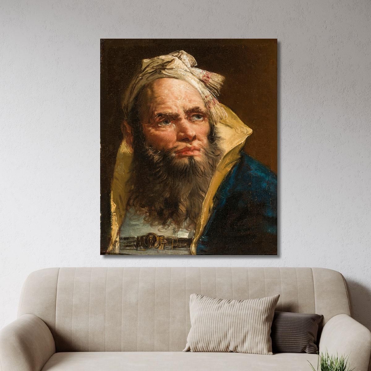 Head Of A Philosopher Giovanni Battista Tiepolo gbt20 canvas print 