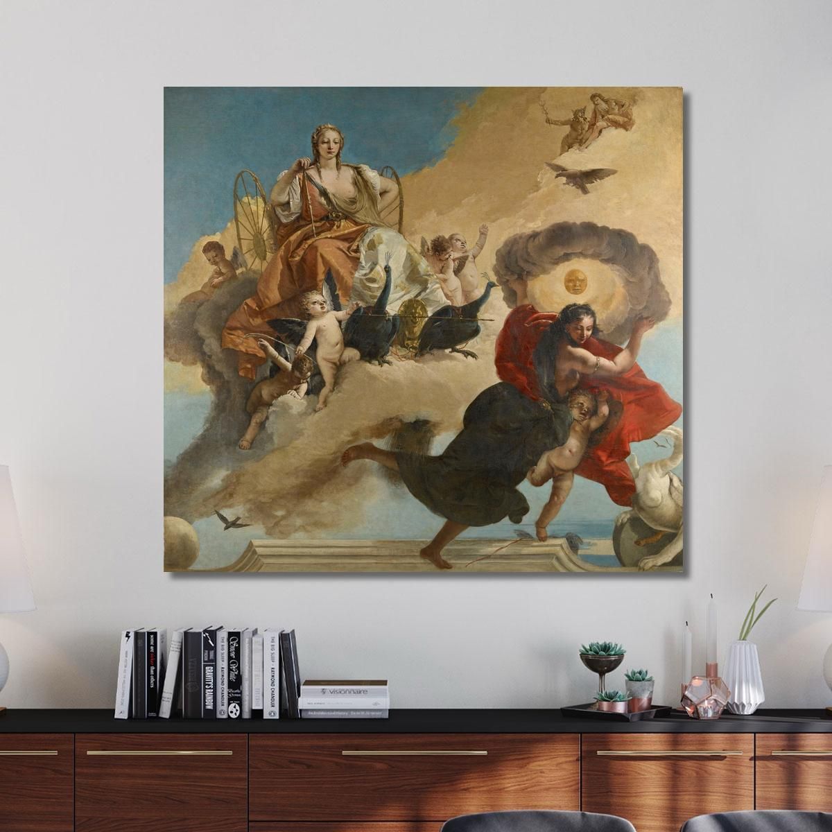 Juno And Luna Giovanni Battista Tiepolo gbt21 canvas print 