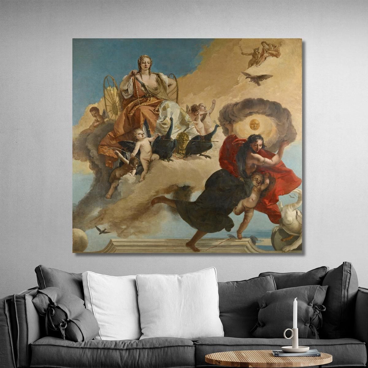 Juno And Luna Giovanni Battista Tiepolo gbt21 canvas print 